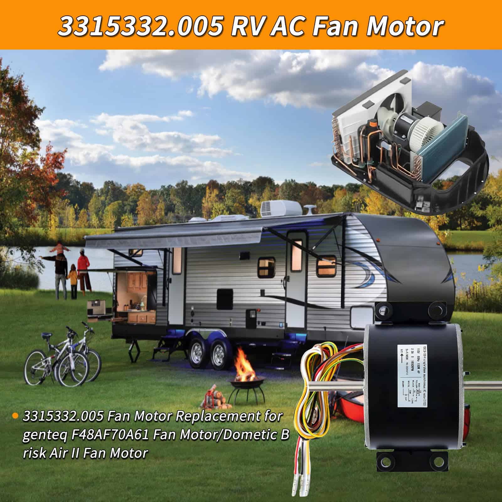 Motor del ventilador de repuesto 3315332.005 genteq - Imagen 3