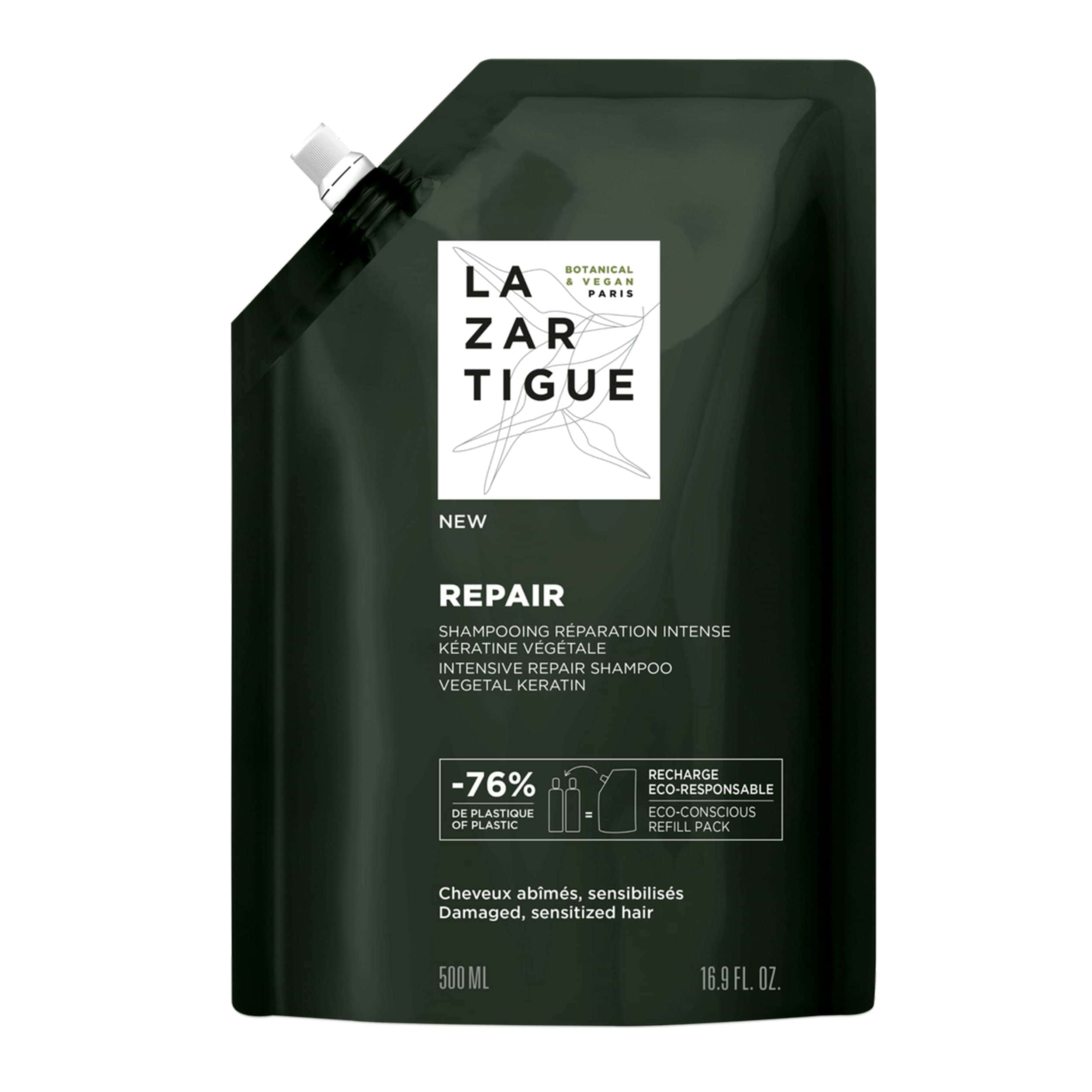 Shampoo reparador Lazartigue, Tratamiento de Queratina