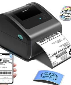 Impresora de etiquetas térmicas Bluetooth -Gris