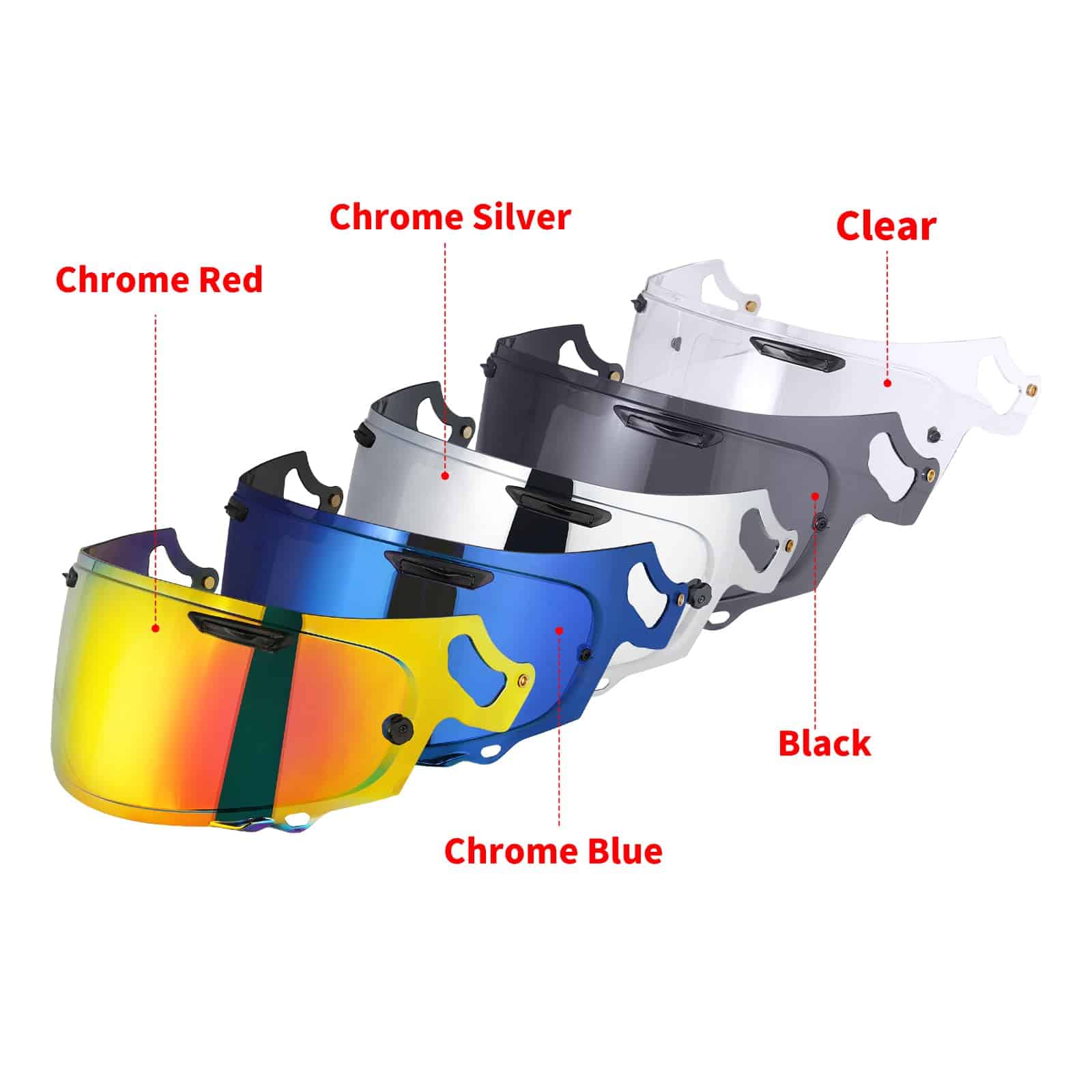 Visera de Casco JQF Gear Full Face Shield Compatible con - Imagen 3