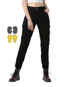 Pantalones de moto oFzimTo para mujer con protección,