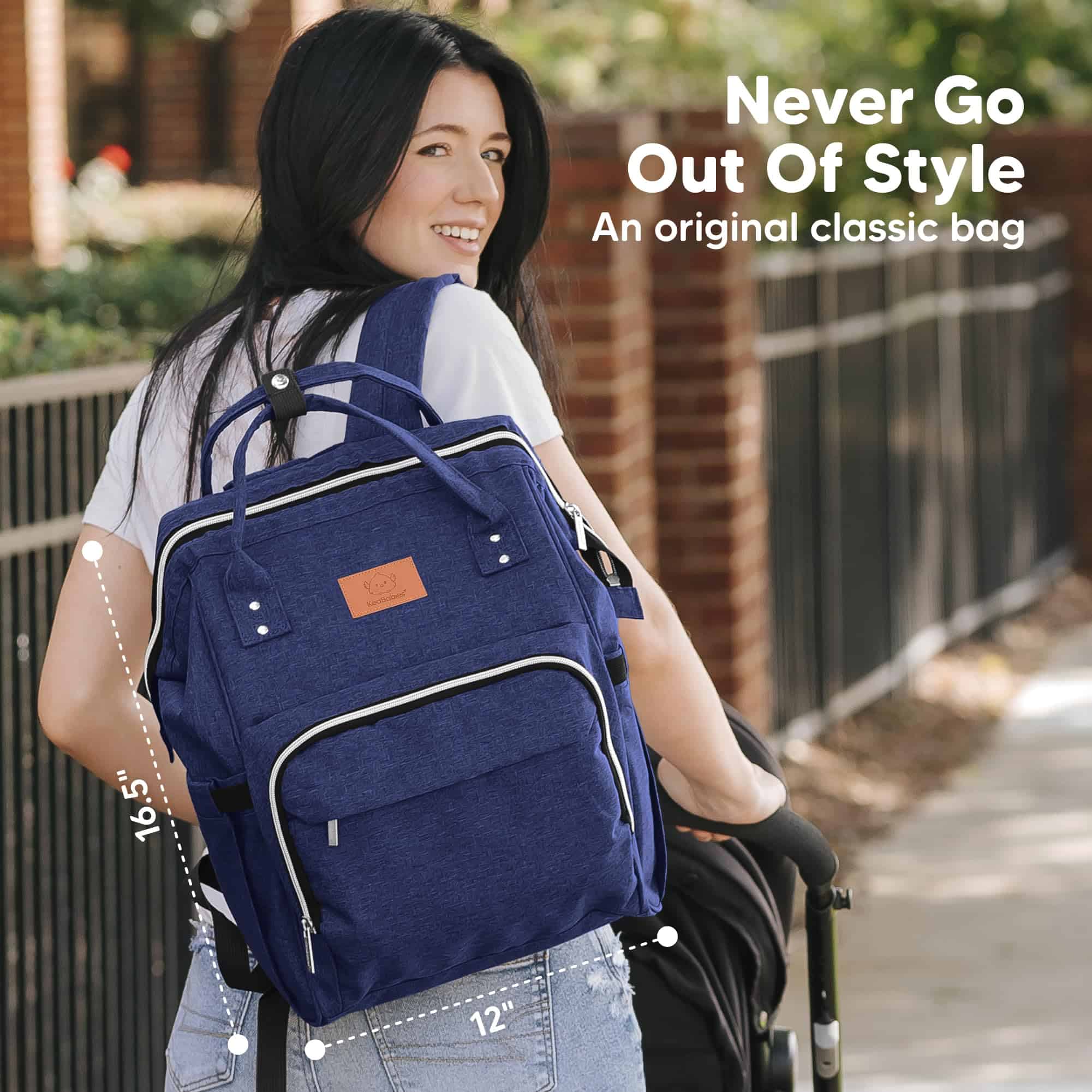 Mochila de Pañales para Bebés KeaBabies - Grande Mochila de - Imagen 3