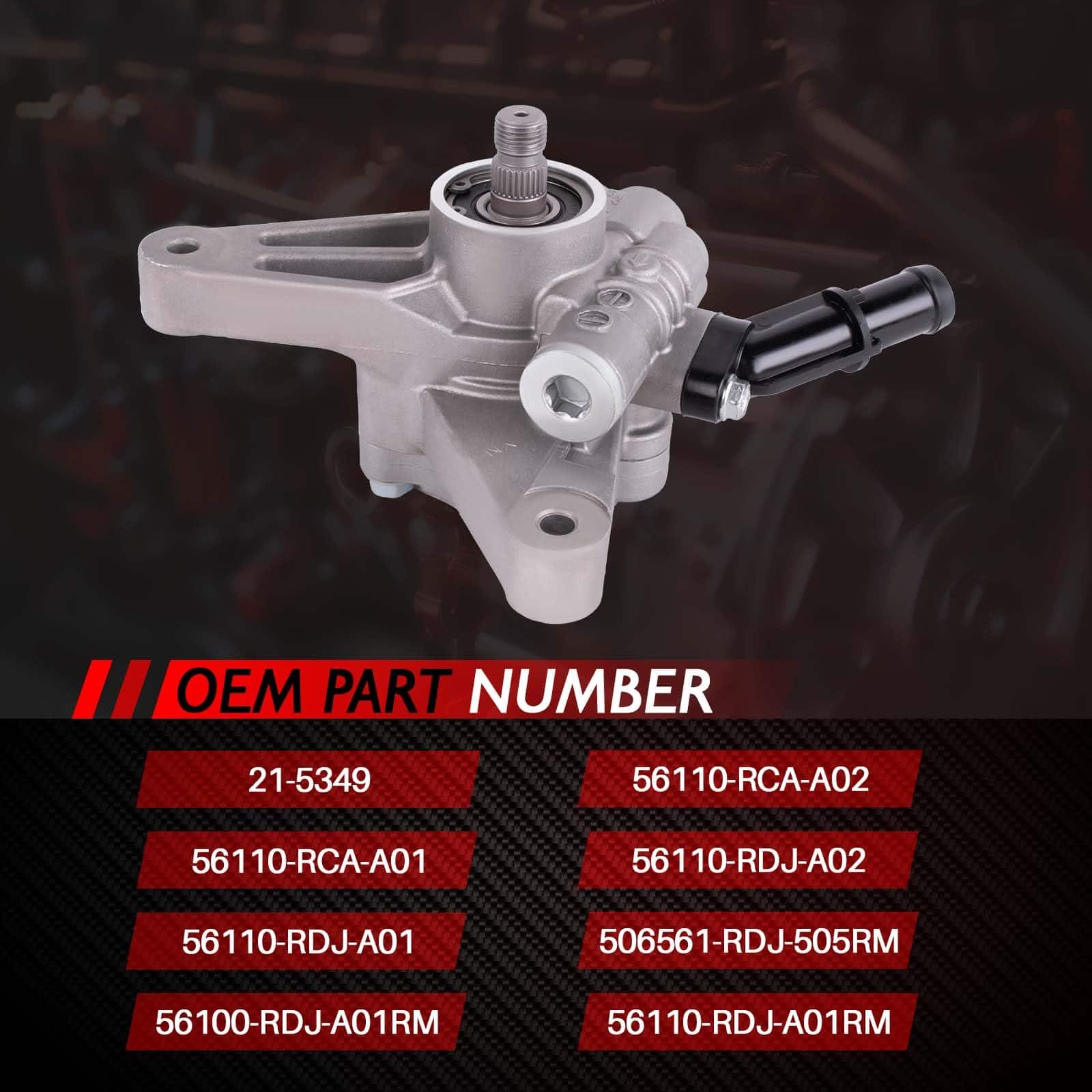 Bomba de dirección asistida 21-5349 compatible con Honda - Imagen 4