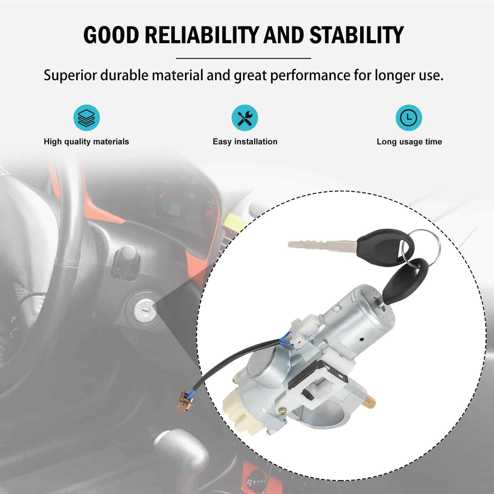 Cilindro de Bloqueo de Interruptor de Encendido Anlseiod - Imagen 5