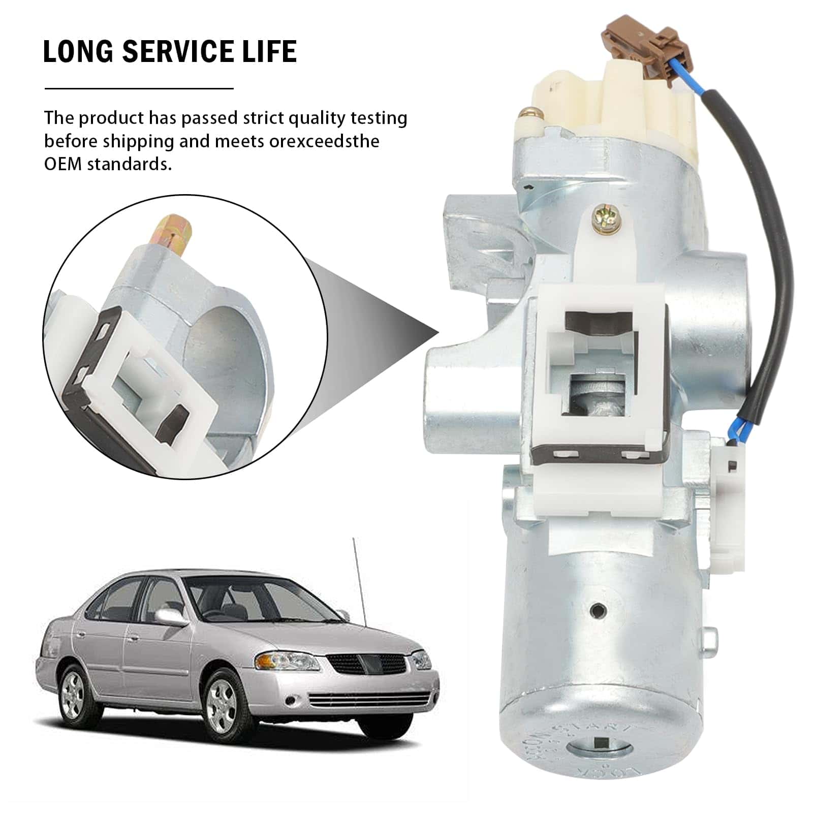 Cilindro de Bloqueo de Interruptor de Encendido Anlseiod - Imagen 4