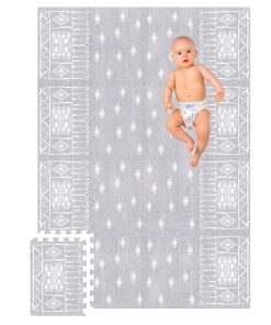 Tapete de Juego de Espuma Suave Premium para Bebés, 5.6 x 4