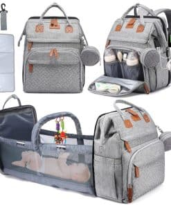 Mochila Cambiadora de Pañales con Estación de Cambio para