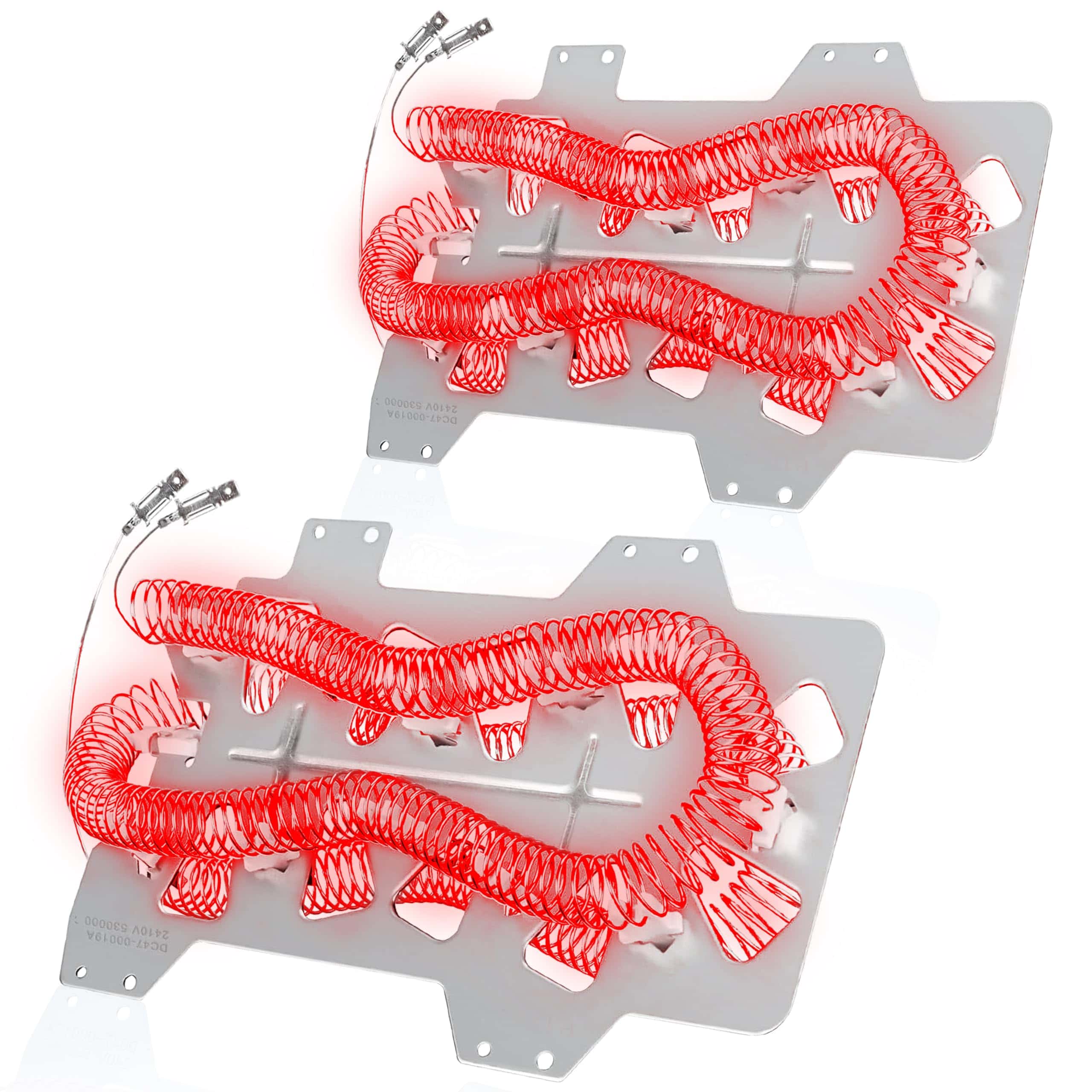 2Pc Elemento Calefactor de Secadora de Reemplazo para