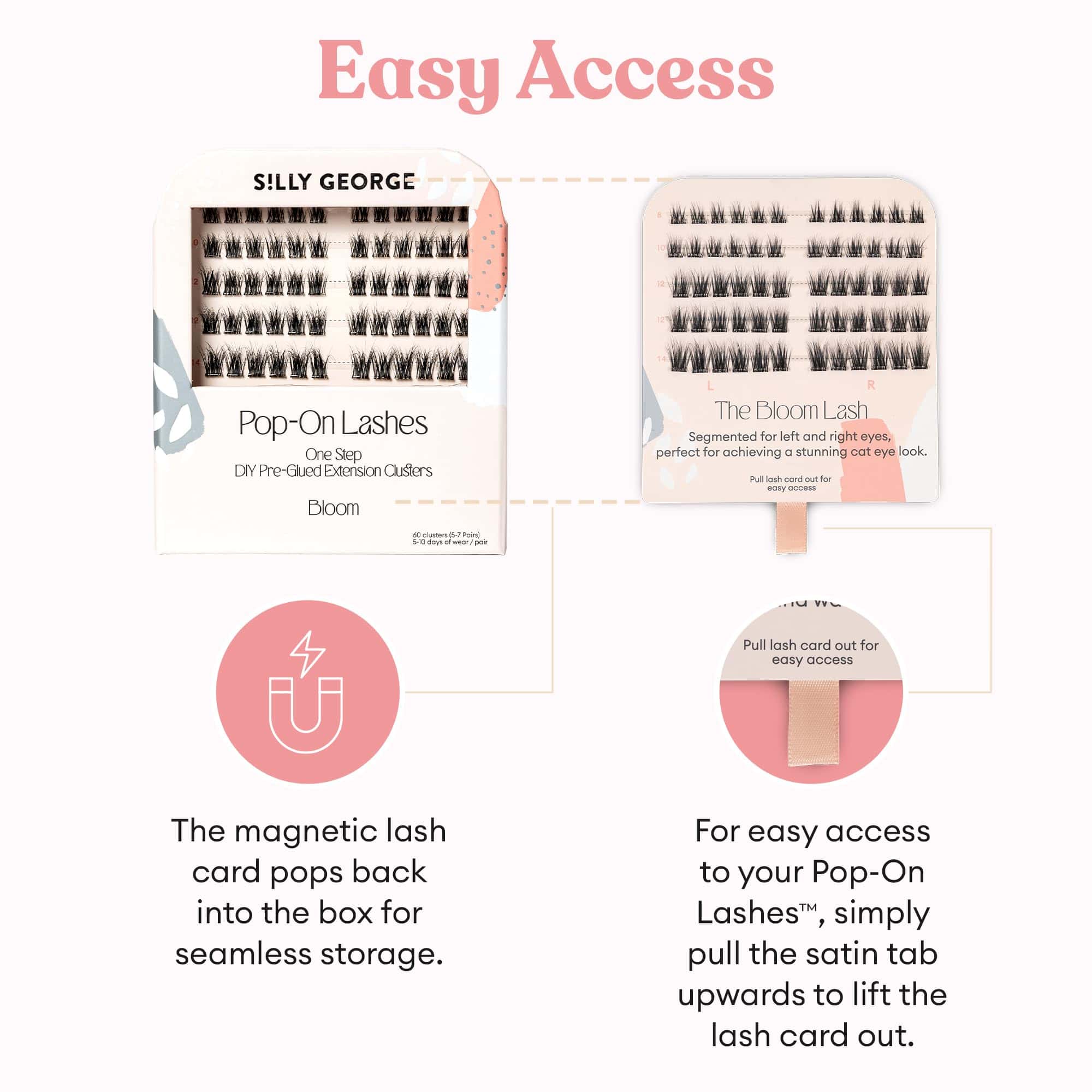 Pestañas Silly George Pop-On - Clusters de Pestañas Falsas - Imagen 10