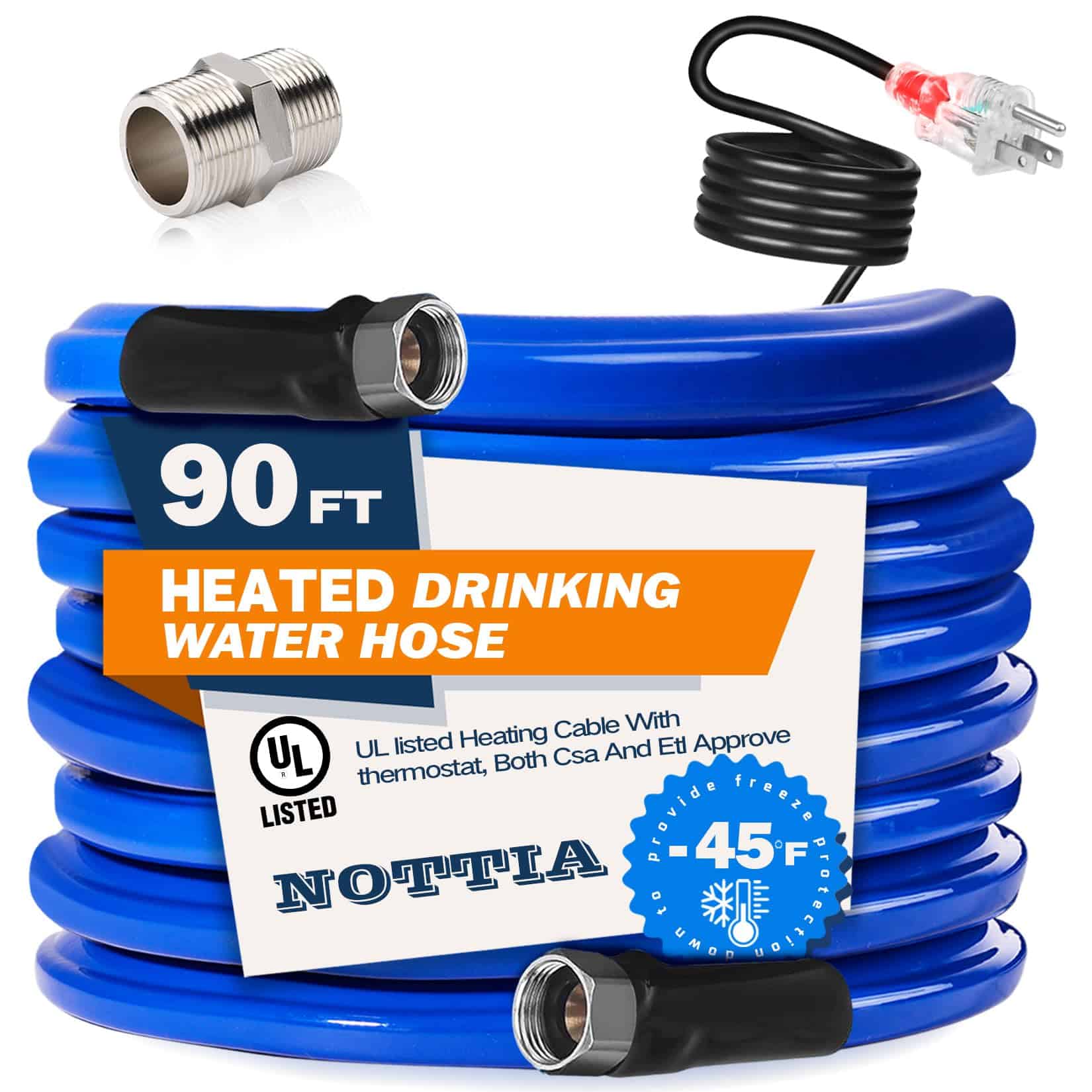 Manguera de Agua Caliente Nottia para RV, Anticongelante de