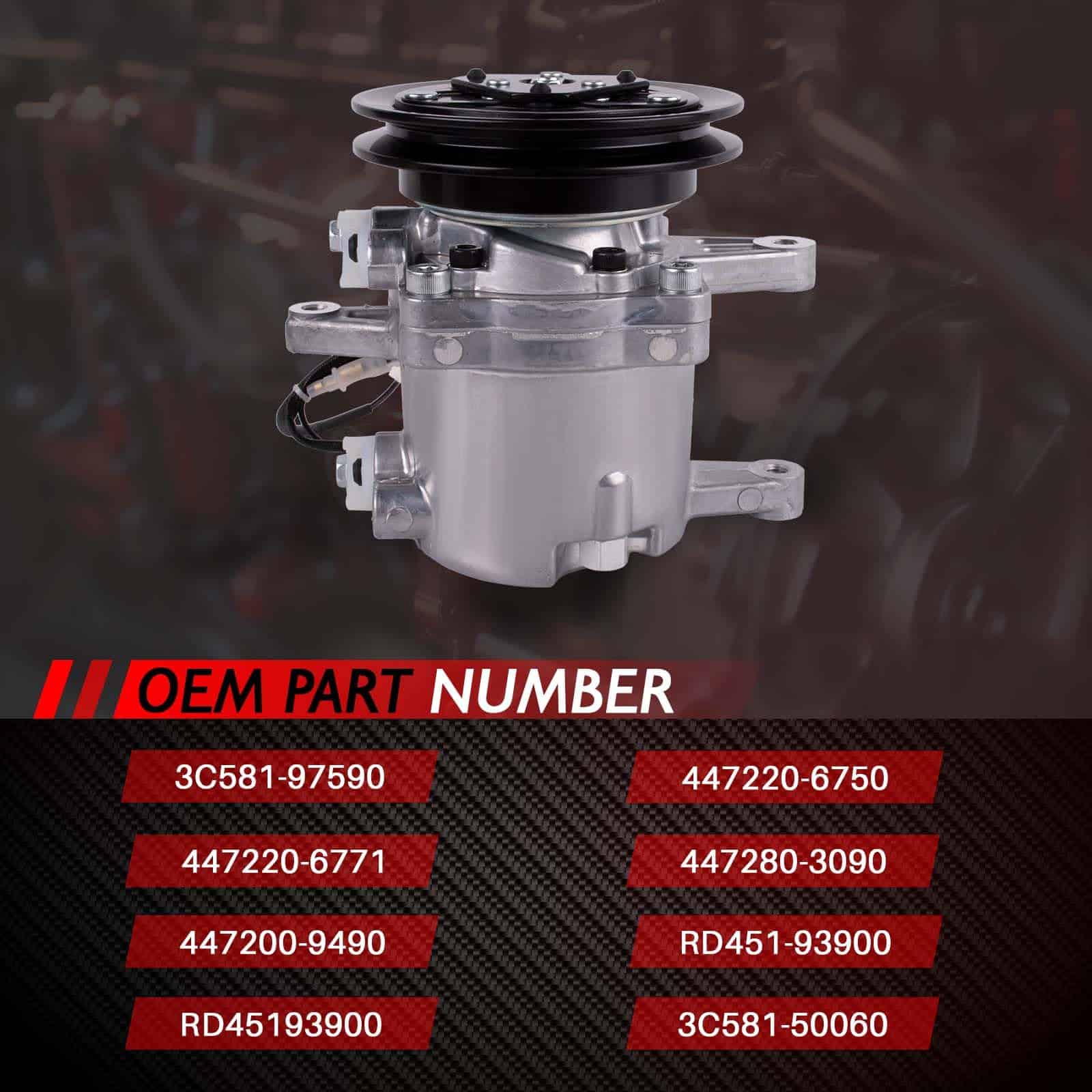 Compresor de Aire Acondicionado Merautop SJ RD451-93900 - Imagen 4