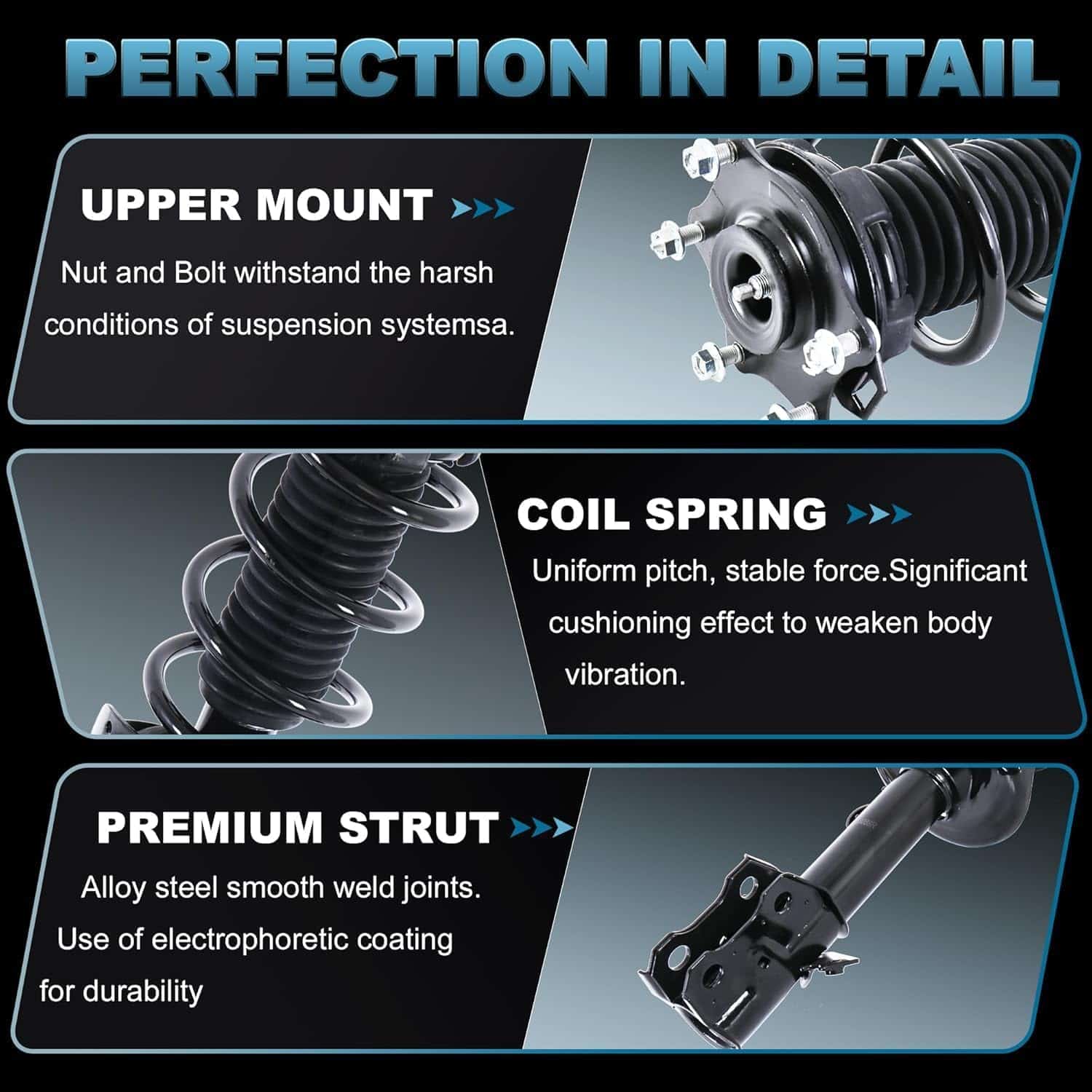 AMORTIGUADORES TRASEROS 37114 EVERESTWAY Compatible con - Imagen 4