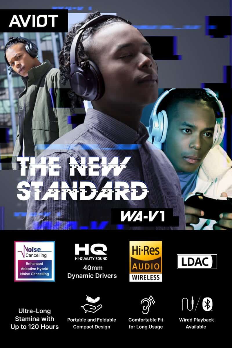 Audífonos Inalámbricos de Alta Resolución AVIOT WA-V1 con - Imagen 3