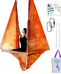 Kit de Hamaca de Yoga Aéreo F.Life - Yoga -Bosque de Otoño