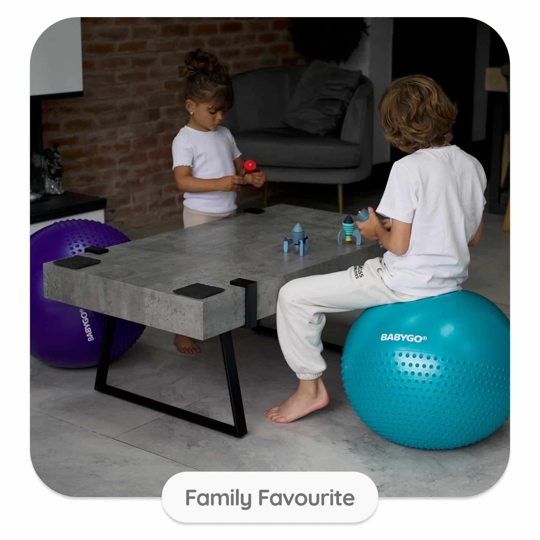 Pelota de Ejercicio Sensorial BABYGO | Pelota -Morada - Imagen 10