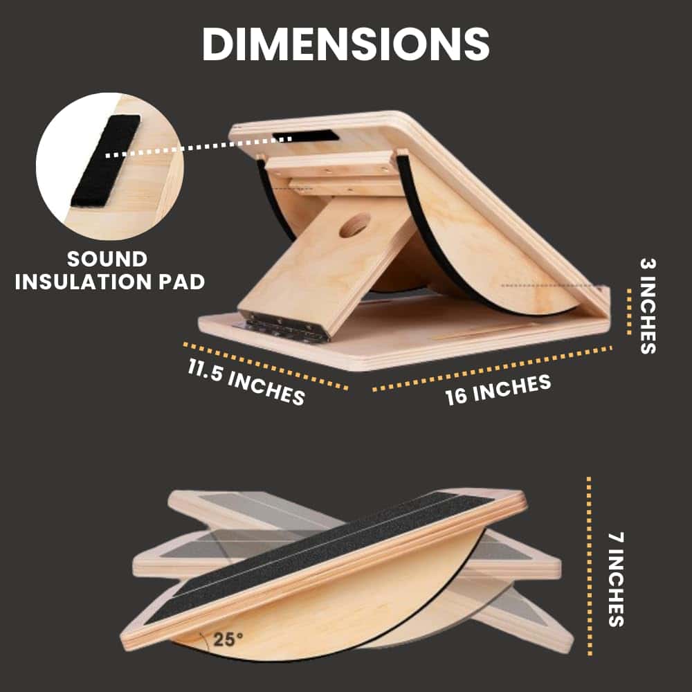 Tablero Inclinado de Fitness 2 en 1 para Estiramiento de - Imagen 5