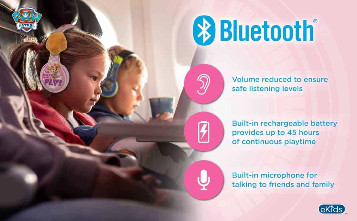 Audífonos Bluetooth eKids Paw Patrol Skye, Audífonos - Imagen 6