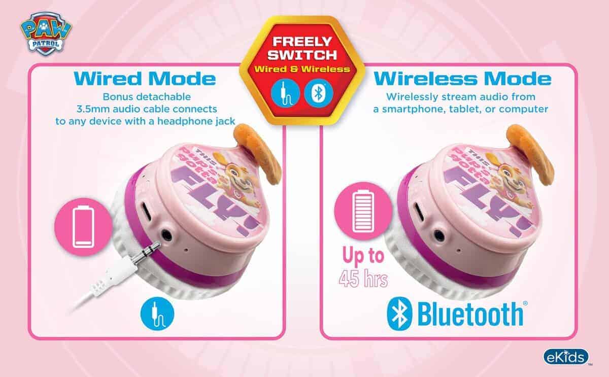Audífonos Bluetooth eKids Paw Patrol Skye, Audífonos - Imagen 7