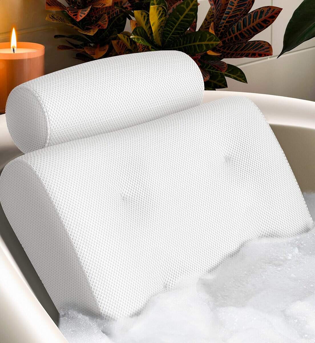 Almohada de Baño de Lujo Everlasting Comfort - Soporte para