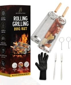 Canastas de parrilla apilables con cerradura para parrilla