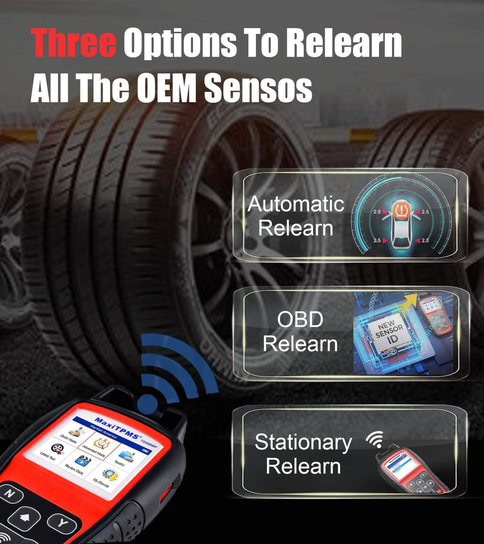 Autel MaxiTPMS TS508WFK-4 TS508WF con 4 sensores MX + 4 - Imagen 10