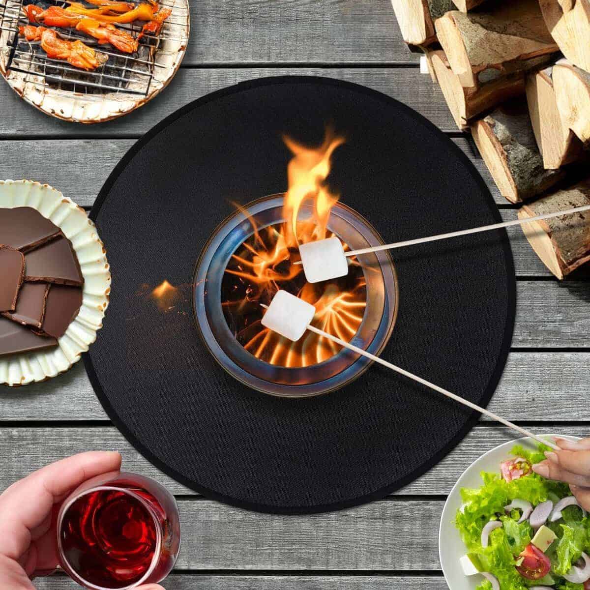 Tapete Ignífugo para Mesa de 19.5" Dewfoam para Estufa Solo - Imagen 8