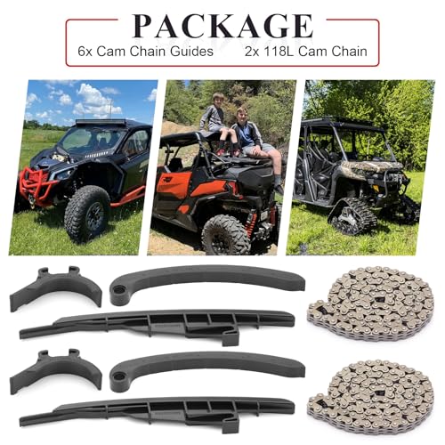 2x Kit de Cadena de Tiempo y Guía para Can-Am Outlander 570 - Imagen 5