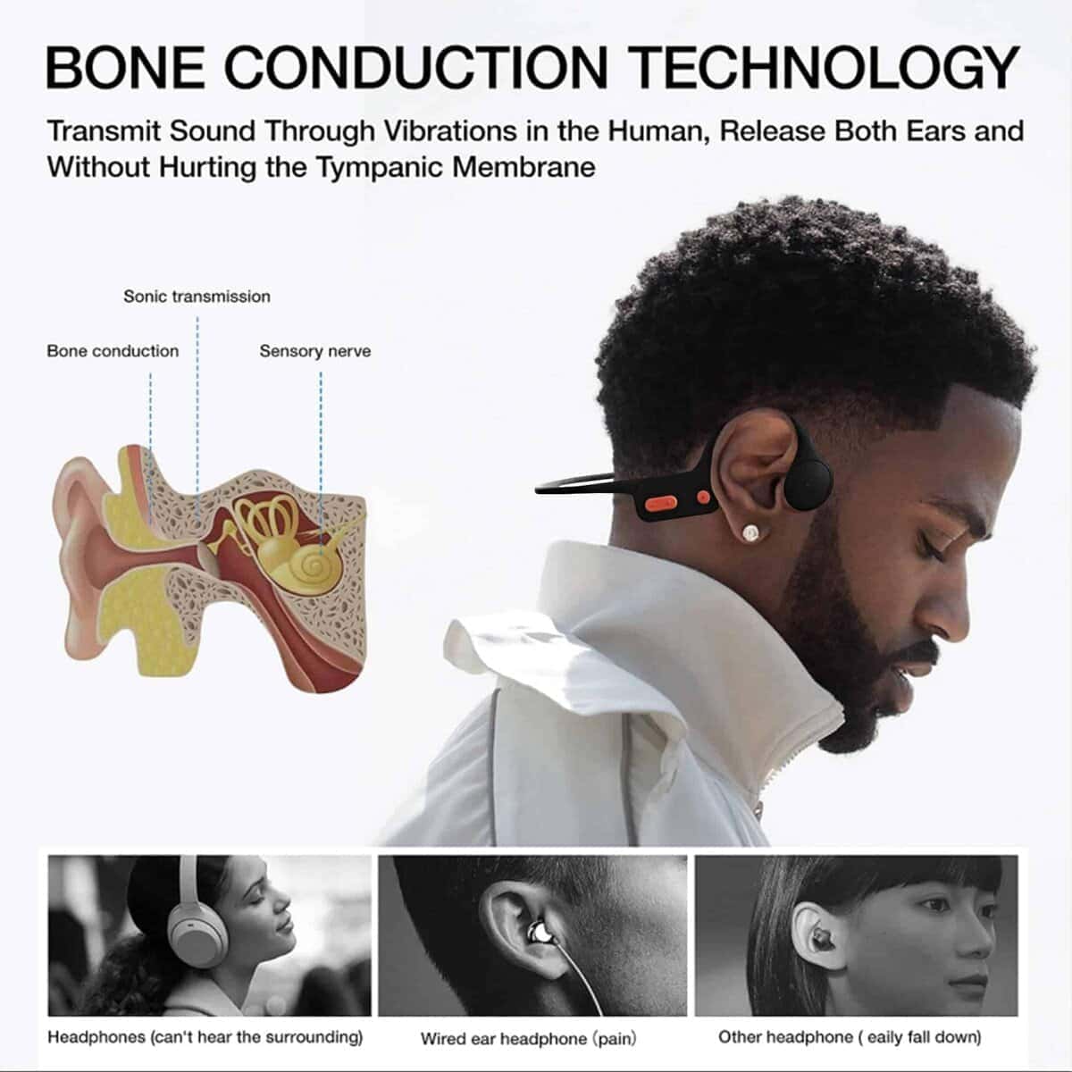 Audífonos para nadar Swimaudios, IP68 Sumergibles, - Imagen 9