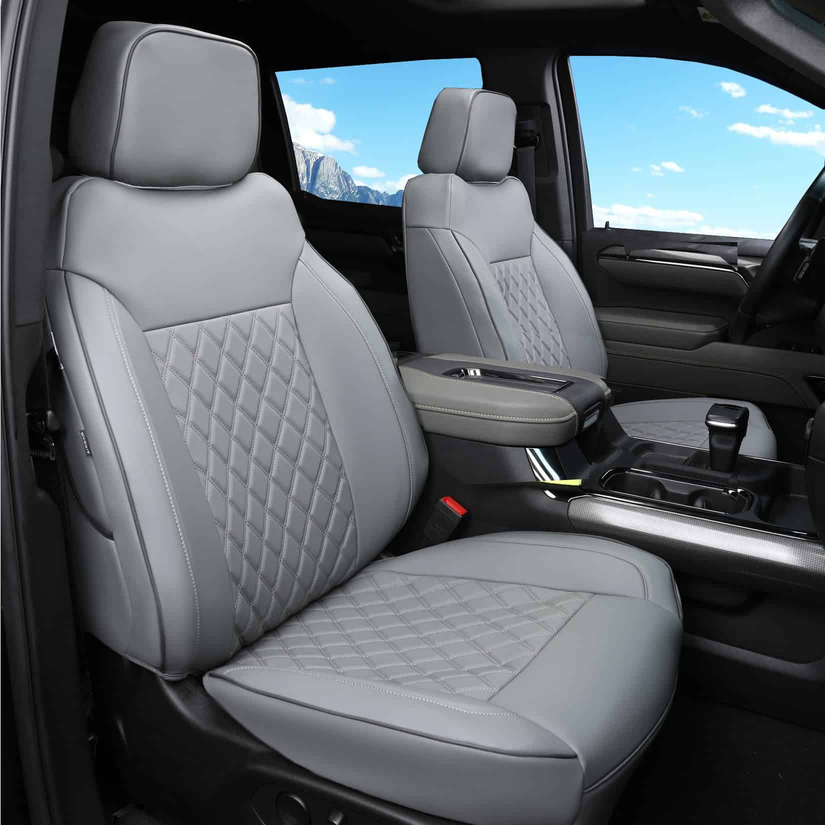 Cubiertas de asiento TANDI Custom Fit -Gris