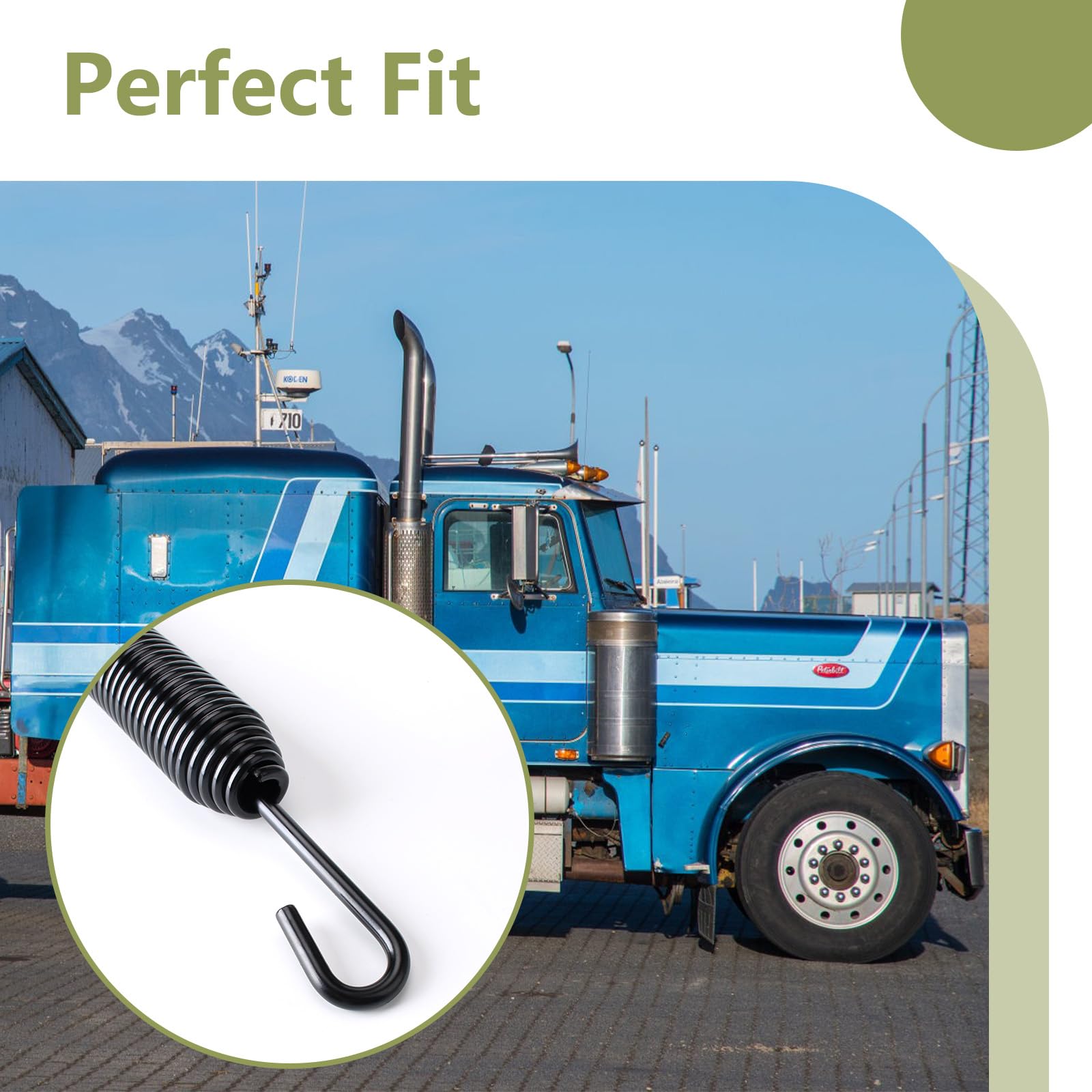 2 Pack Hood Spring 13-04638 de Reemplazo para Camión - Imagen 7