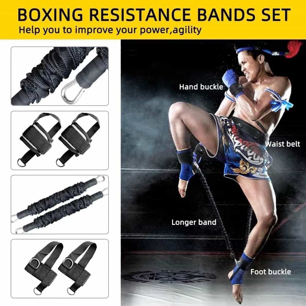 Ycendelion Boxing Resistance Bands, Entrenador de Fuerza de - Imagen 7