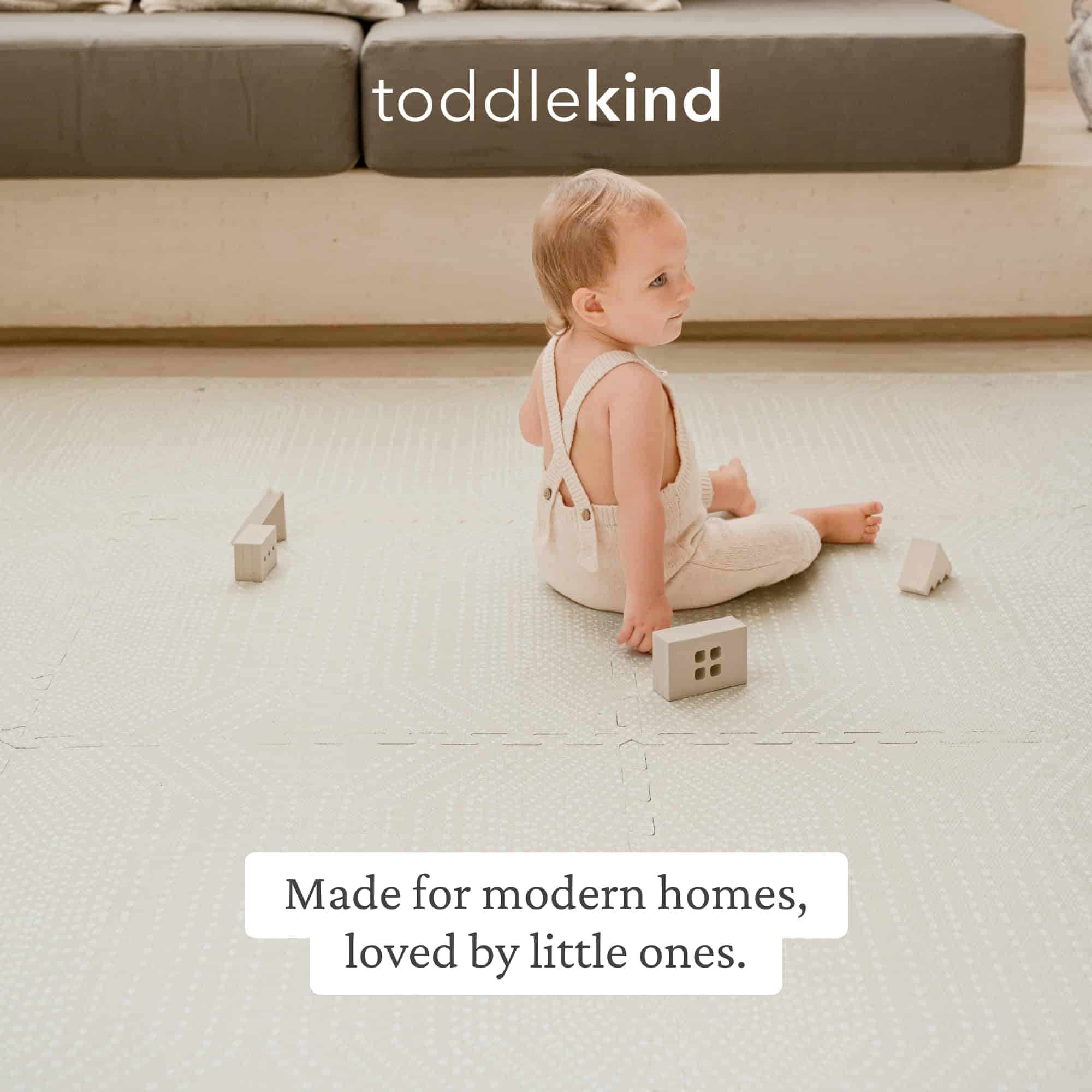 Tapete de Juego Toddlekind - Tapete de espuma -Crema - Imagen 8