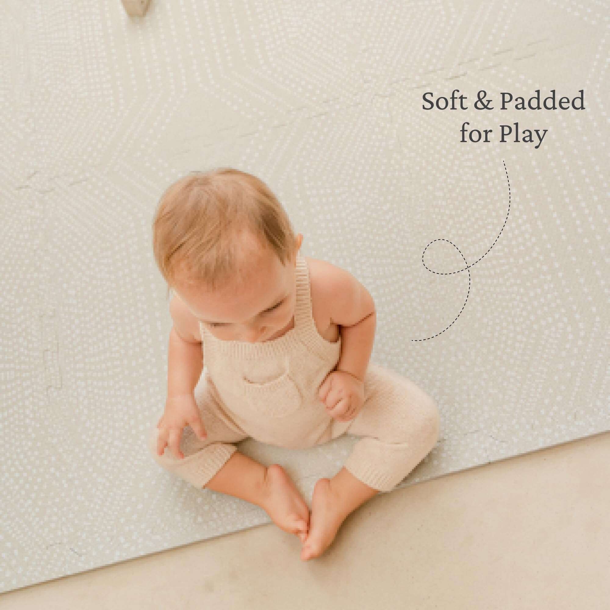 Tapete de Juego Toddlekind - Tapete de espuma -Crema - Imagen 3