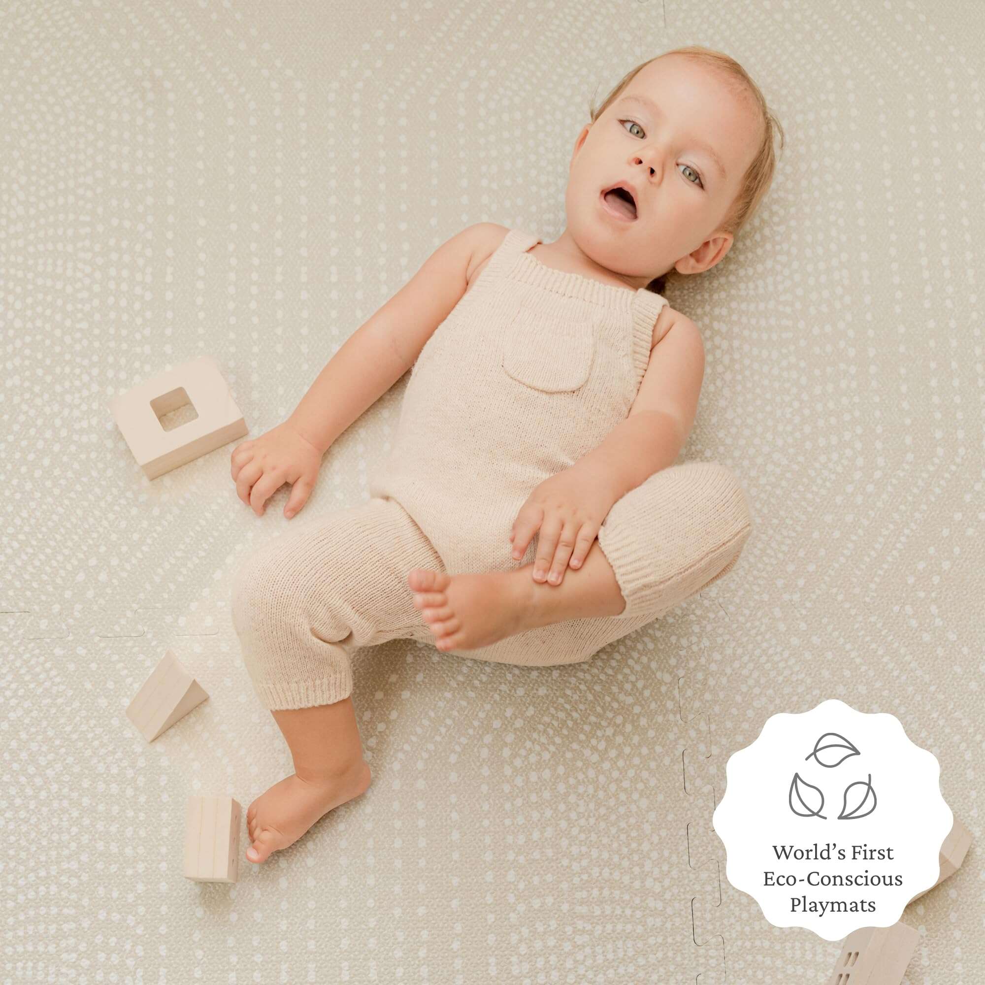 Tapete de Juego Toddlekind - Tapete de espuma -Crema - Imagen 7