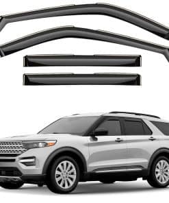 Deflectores de Ventana con Tinte Ahumado Visera de Ventana