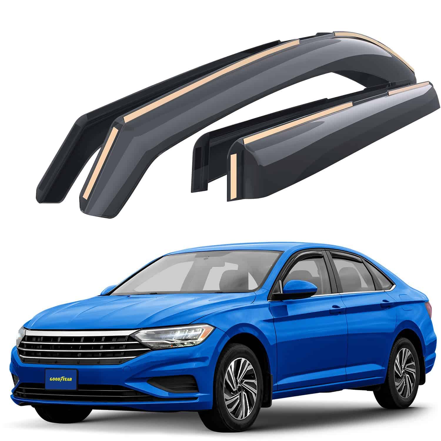 Deflectores de ventanas irrompibles Goodyear para -Humo Prem