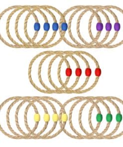 20 Pack Anillos de Cuerda de Sisal de Multicolor Juego de
