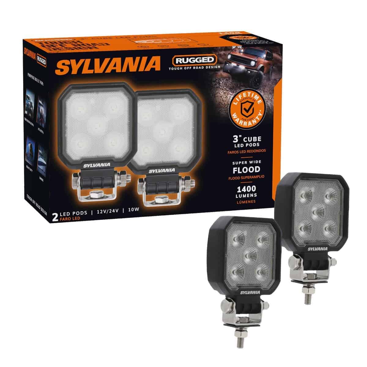 Focos LED de Cubo 3 Pulgadas SYLVANIA | Garantía Limitada