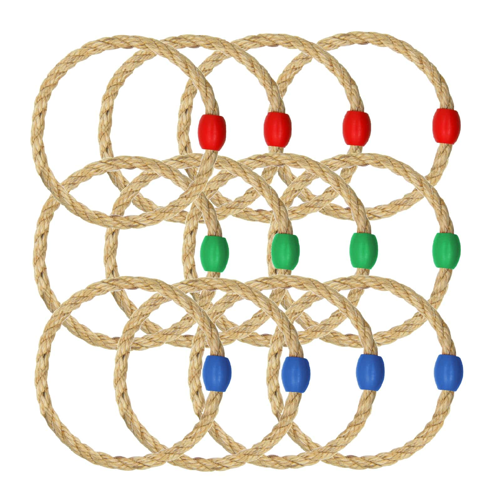 Juego de Anillos de Cuerda Sisal Repuesto - Pack de 12 para