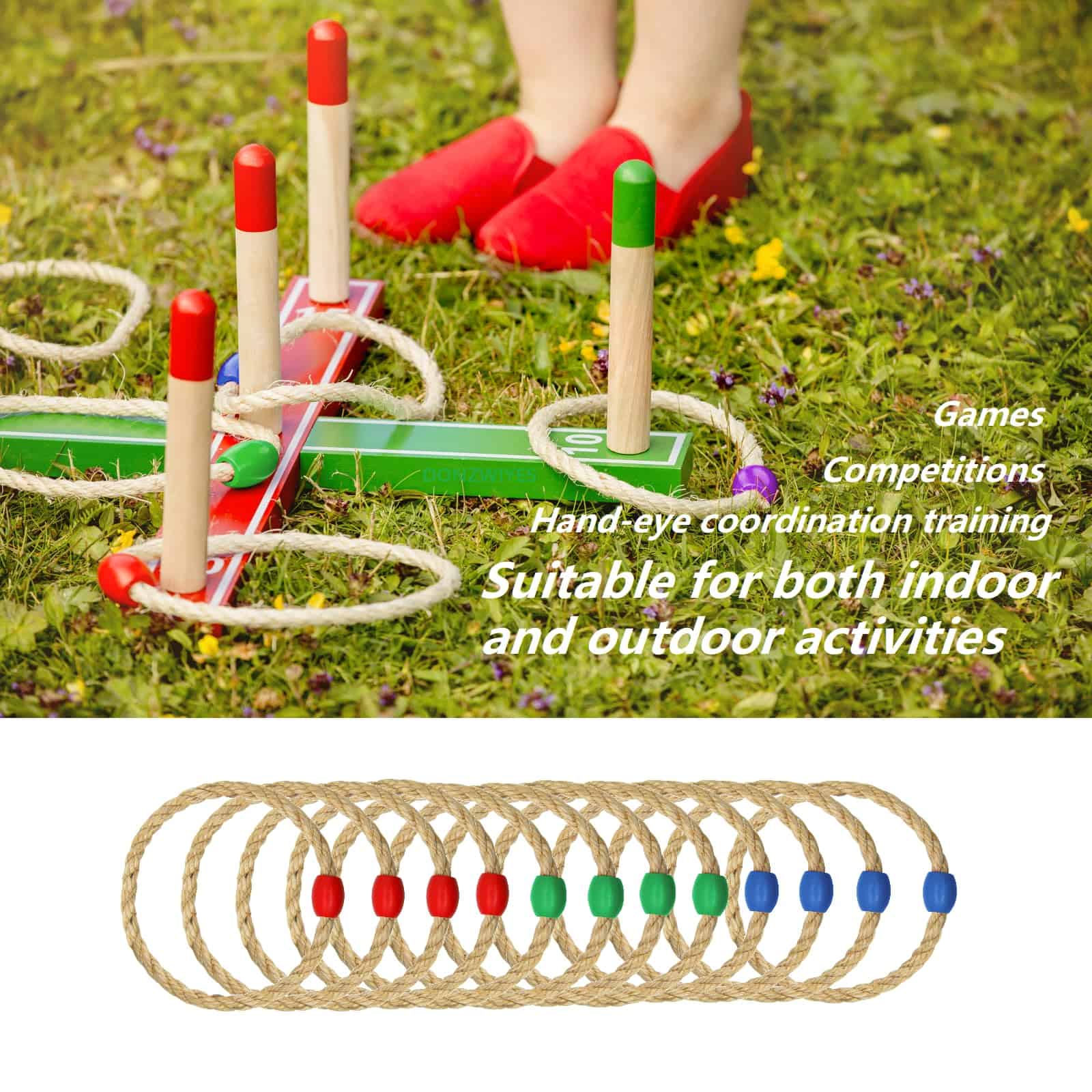 Juego de Anillos de Cuerda Sisal Repuesto - Pack de 12 para - Imagen 5
