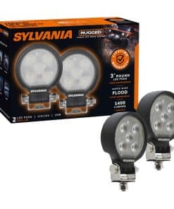 SYLVANIA Faros LED Redondos Resistentes de 3 Pulgadas |