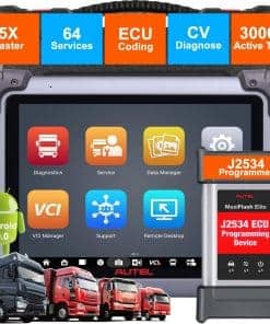 Autel MaxiSYS MS908CV II Escáner de camiones pesados,