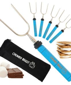 Palitos para hacer malvaviscos en fogata - Juego de 6 -