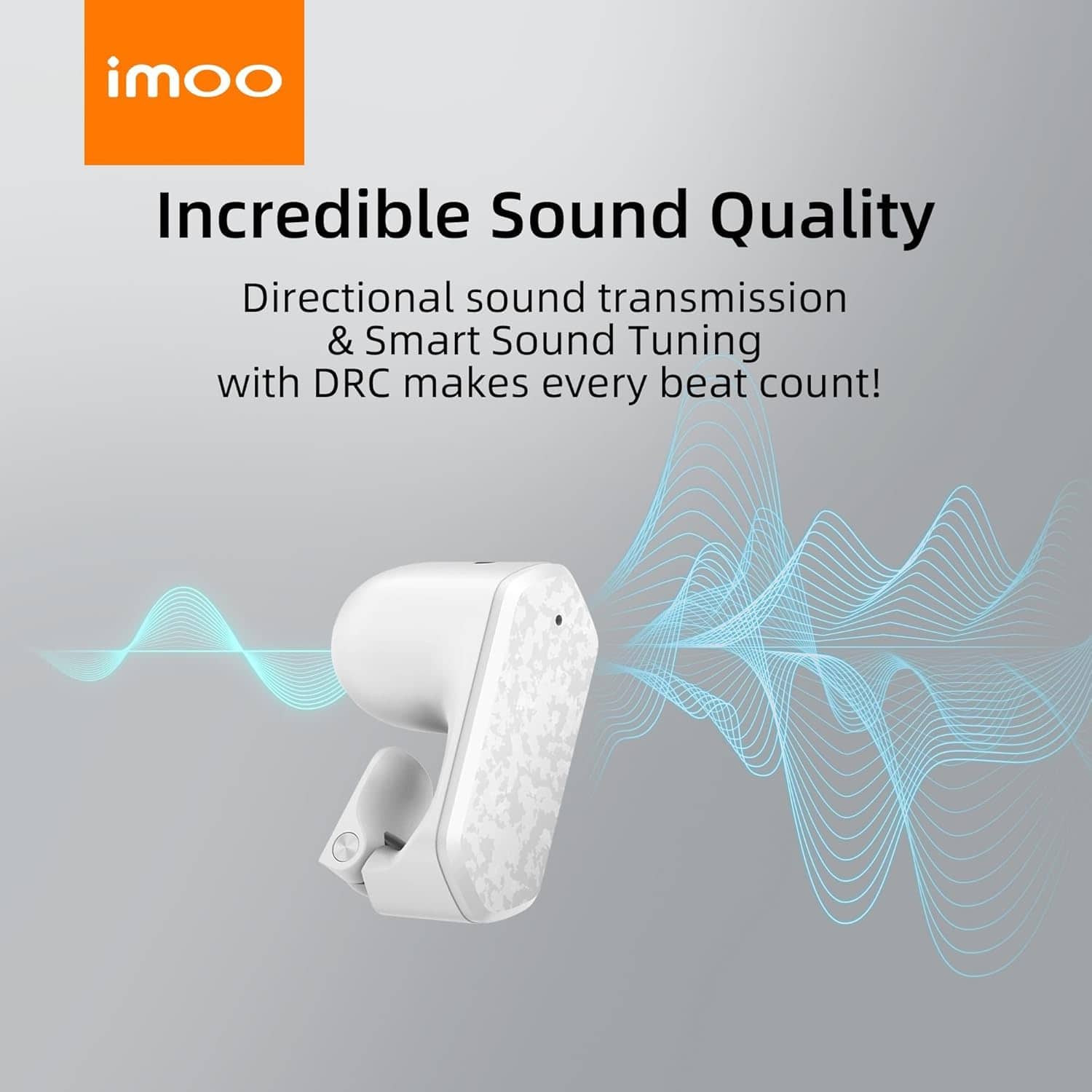 Auriculares IMOO E5 Open Earbuds con micrófono, cancelación - Imagen 5