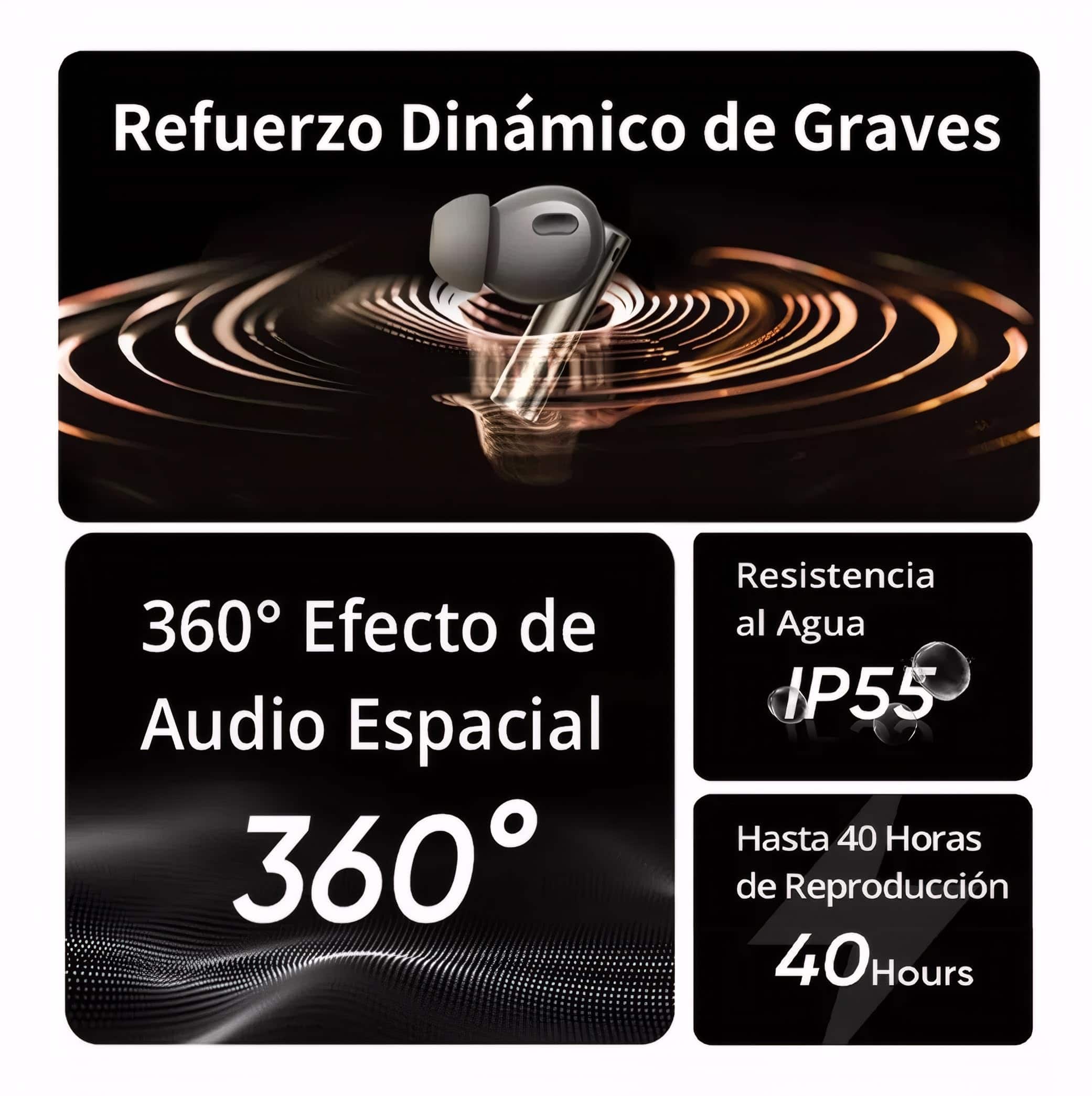 Audífonos inalámbricos reales Buds Air 6 Pro, Reducción de - Imagen 7