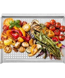 Sartén Grill HALNYHYFD, Parrilla de Vegetales de Acero