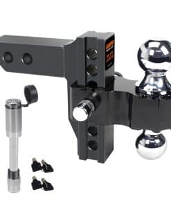 GAMPRO Enganche de Remolque Ajustable -Negro