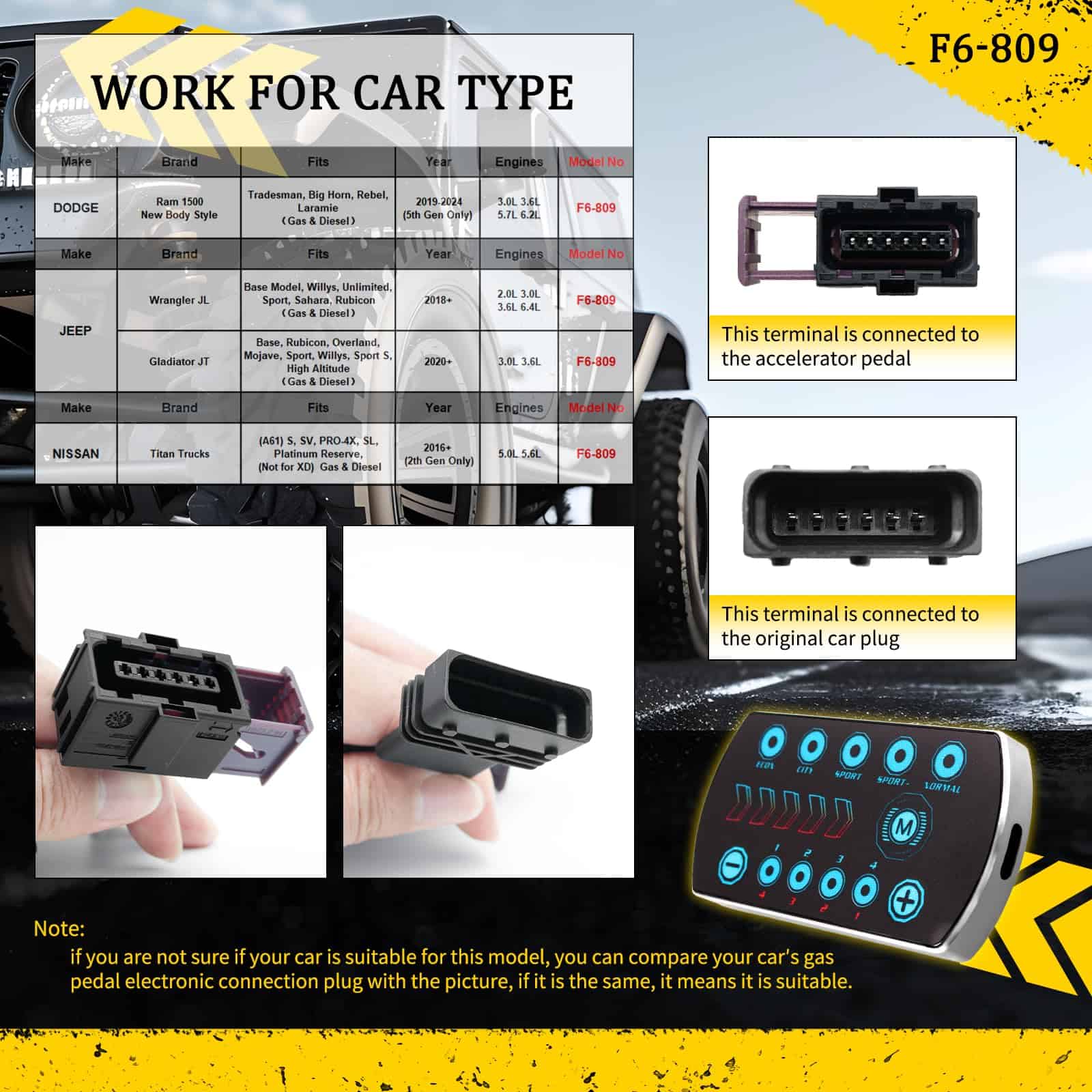 Controlador de Respuesta del Acelerador ZOSANY, -tan 2016+ - Imagen 3