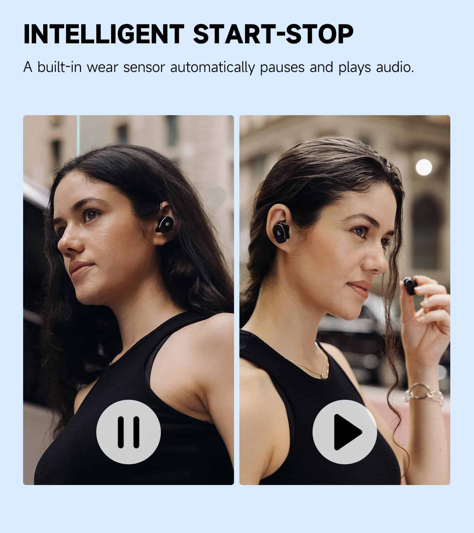 Auriculares inalámbricos híbridos con cancelación activa de - Imagen 8