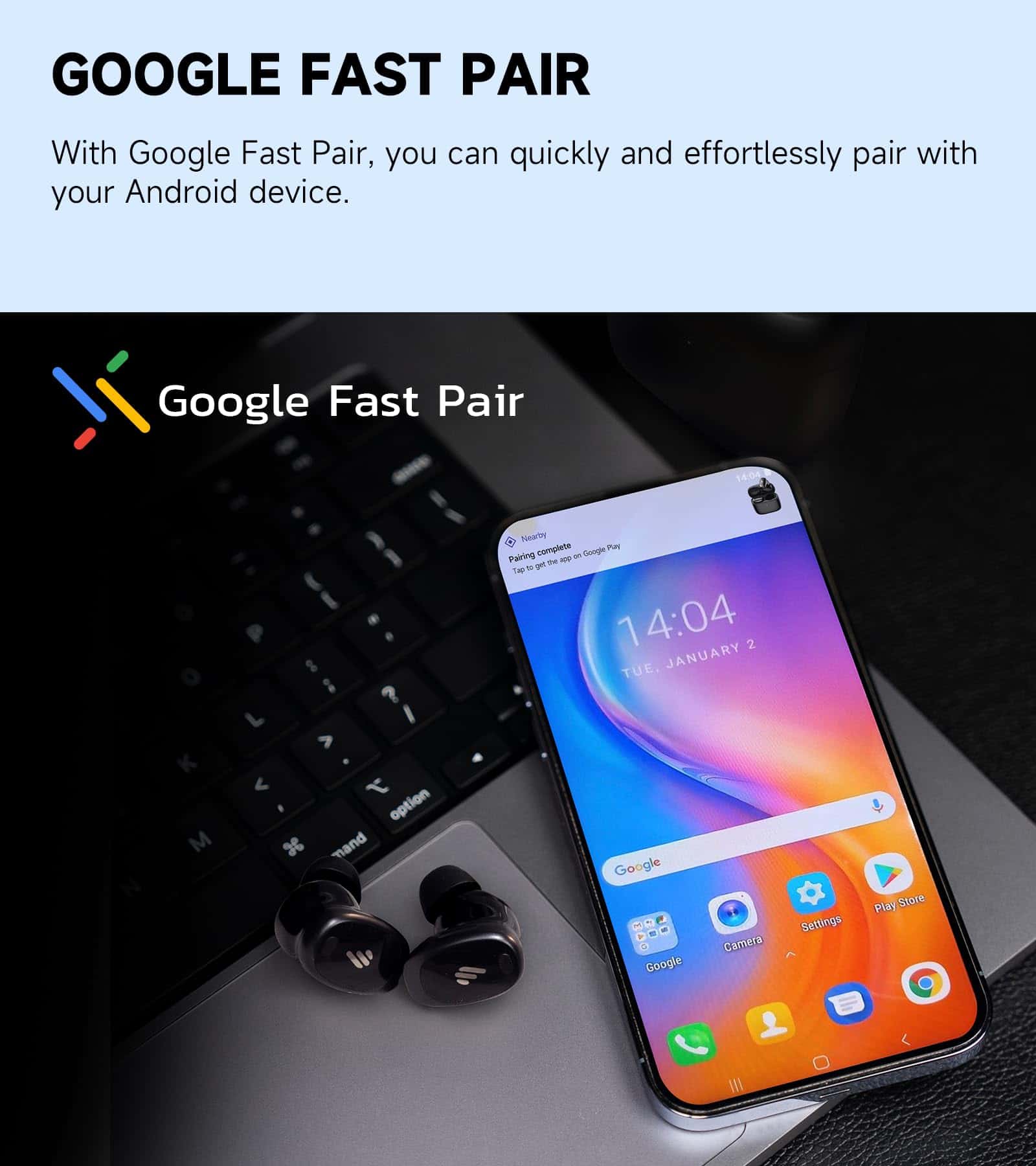 Auriculares inalámbricos híbridos con cancelación activa de - Imagen 9